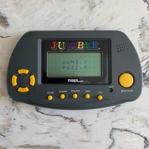 Vintage 1998 Tiger Handheld Jumble Electronic Word Puzzle Tested & Working